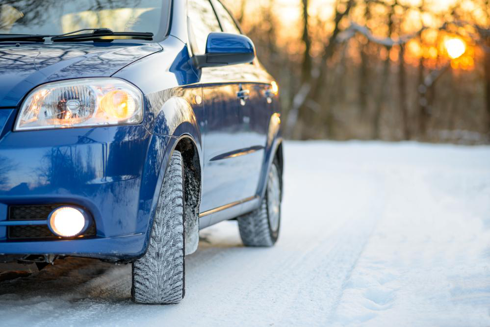 Car on snow